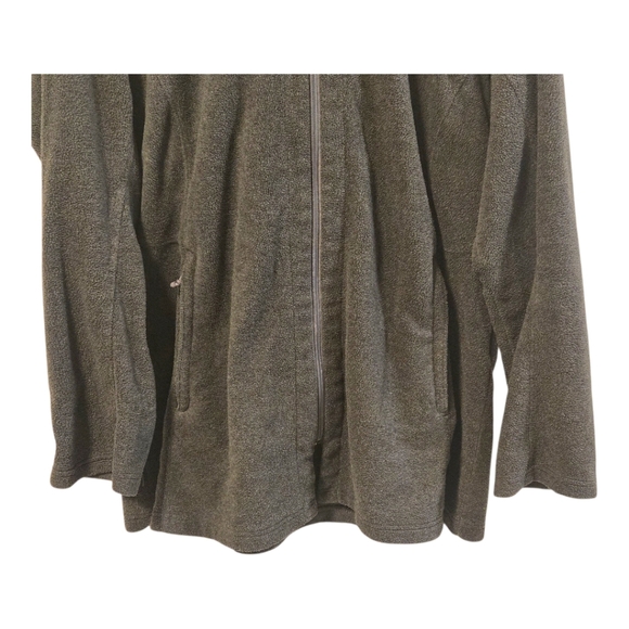 Columbia Benton Springs II Charcoal Gray Fleece Long Zip-Up Hoodie Jacket 2X - Picture 4 of 9